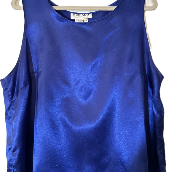 Women’s NUBIANO New York 3 pc Ruffled Satin Suit Size 20W (Very good condition) - Picture 8 of 10